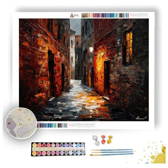 OLD ALLEY - Paint by Numbers Full Kit