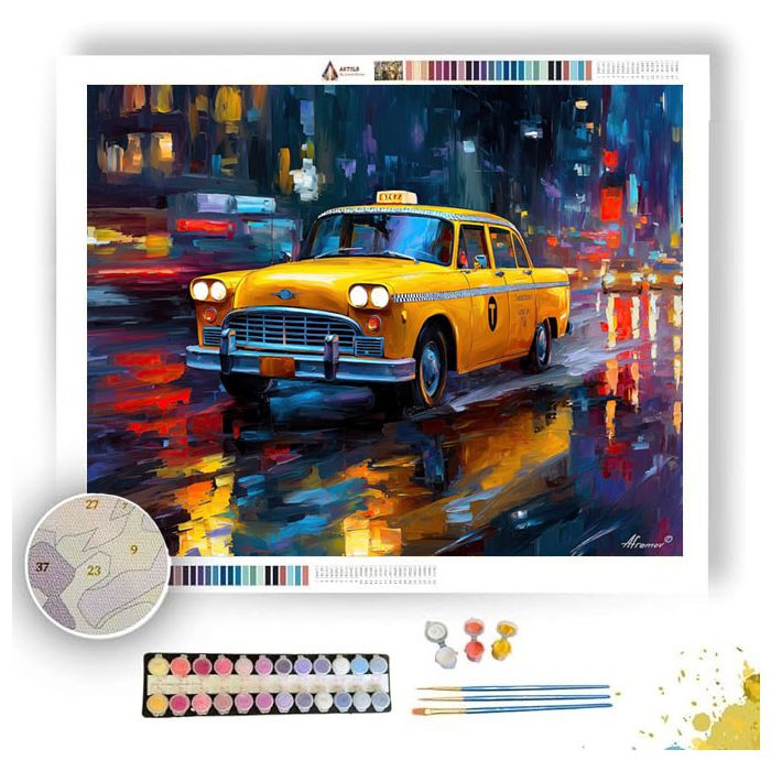 YELLOW CAB ECHO - Paint by Numbers Full Kit