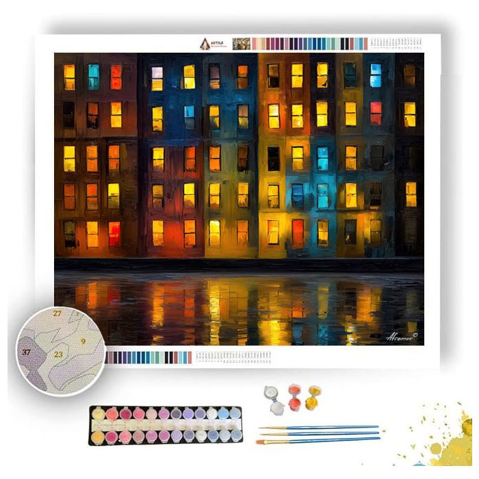 WINDOWS OF LIFE - Paint by Numbers Full Kit