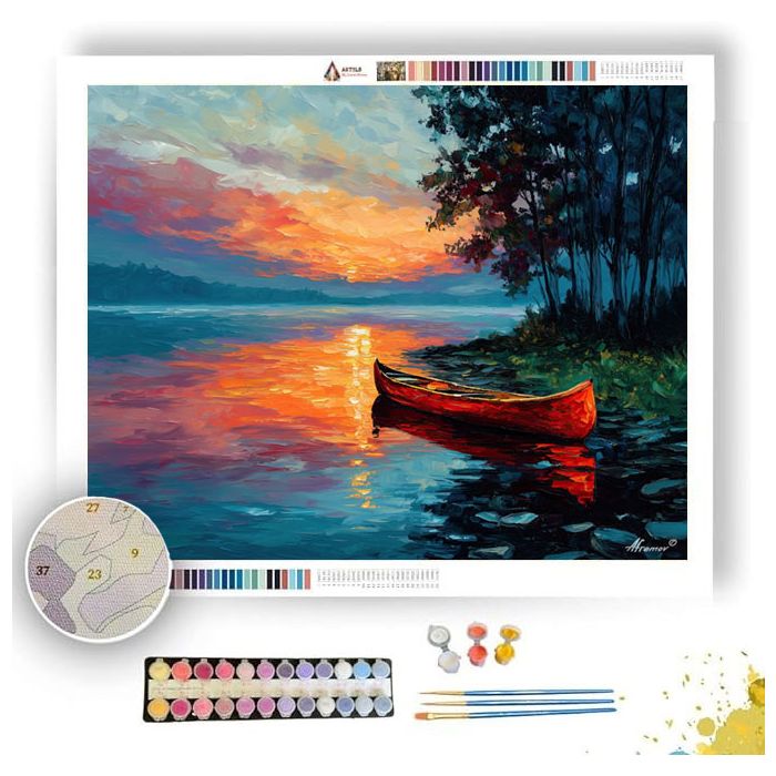LAKESIDE SILENCE - Paint by Numbers Full Kit