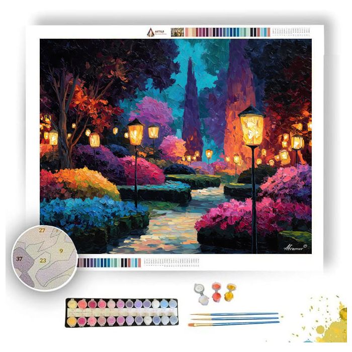 GARDEN OF LIGHT - Paint by Numbers Full Kit