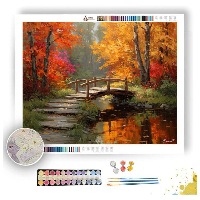 RUSTIC BRIDGE - Paint by Numbers Full Kit