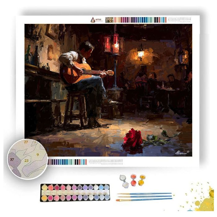 AMBER RHYTHM - Paint by Numbers Full Kit