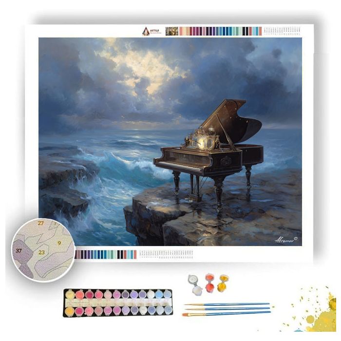 SILENT COMPOSER - Paint by Numbers Full Kit
