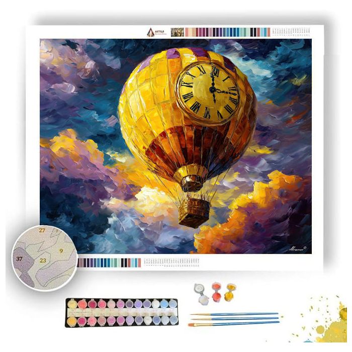 CLOCK BALLOON - Paint by Numbers Full Kit