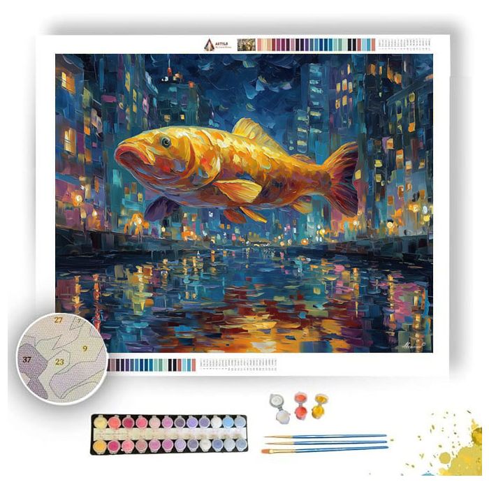 GILDED FISH - Paint by Numbers Full Kit
