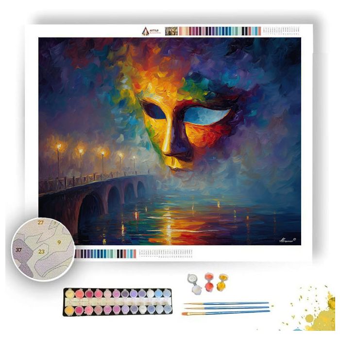 RAINBOW MASK - Paint by Numbers Full Kit
