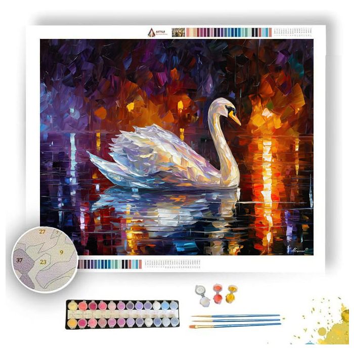 CRYSTAL SWAN - Paint by Numbers Full Kit
