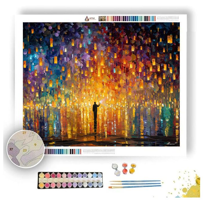 VEIL OF CANDLES - Paint by Numbers Full Kit