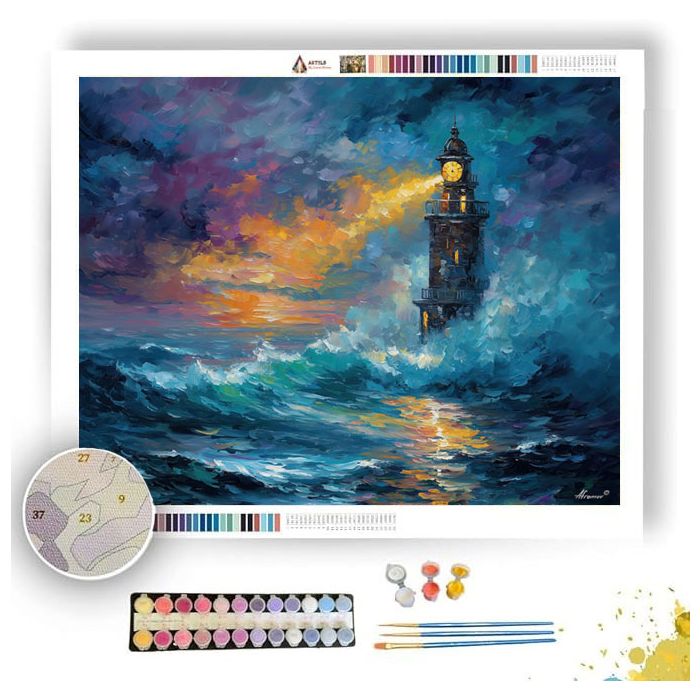 TIDAL CLOCK - Paint by Numbers Full Kit