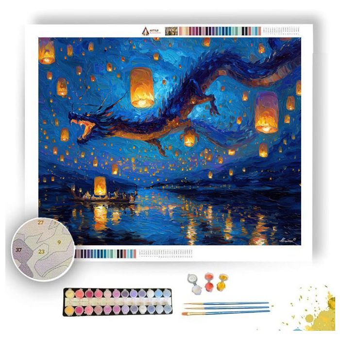 FLOATING LANTERNS - Paint by Numbers Full Kit