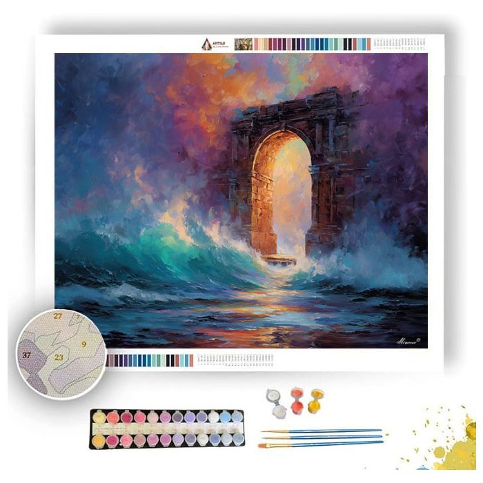 SHIMMERING GATE - Paint by Numbers Full Kit