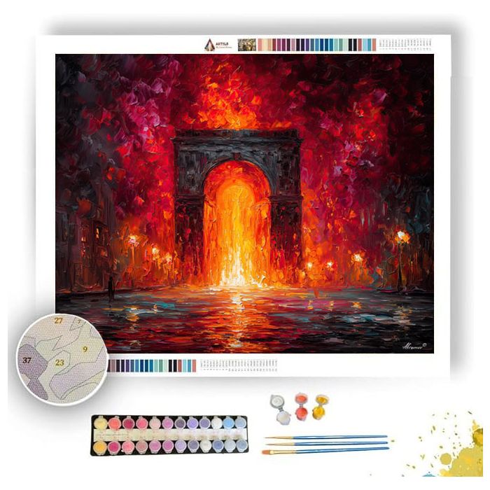 CRIMSON ARCH - Paint by Numbers Full Kit