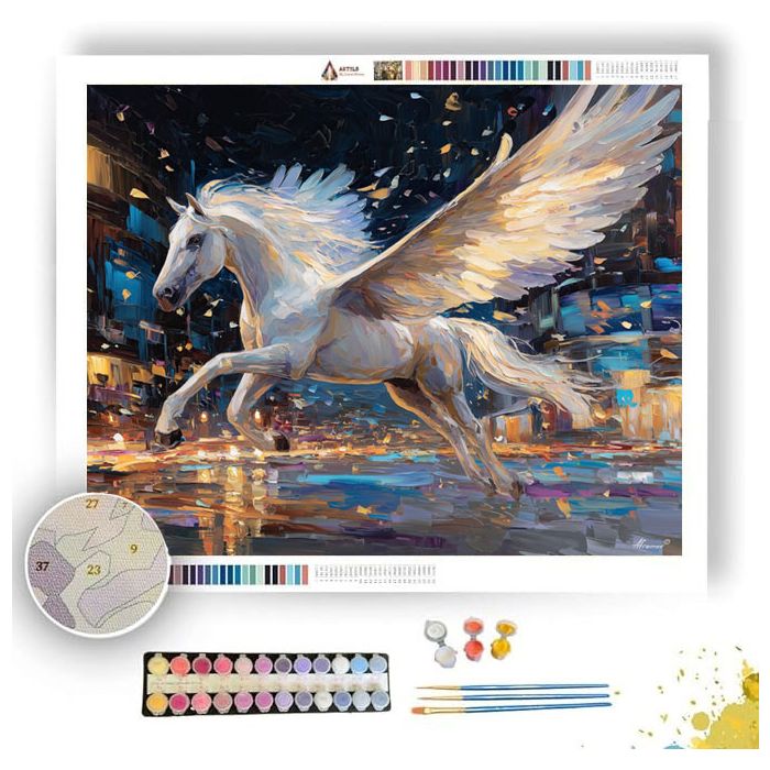 FEATHERED HORSE - Paint by Numbers Full Kit