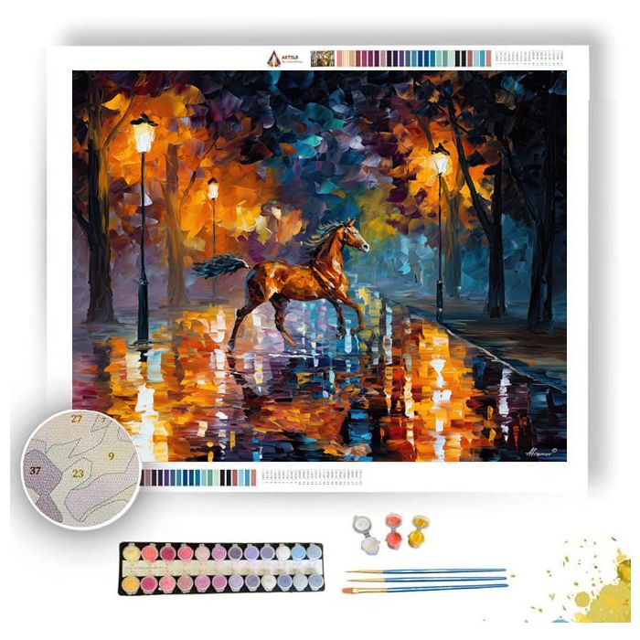 MIRRORED HORSE - Paint by Numbers Full Kit