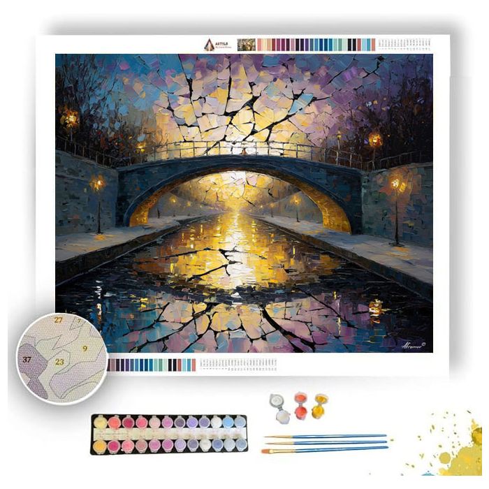 PORCELAIN SKY - Paint by Numbers Full Kit