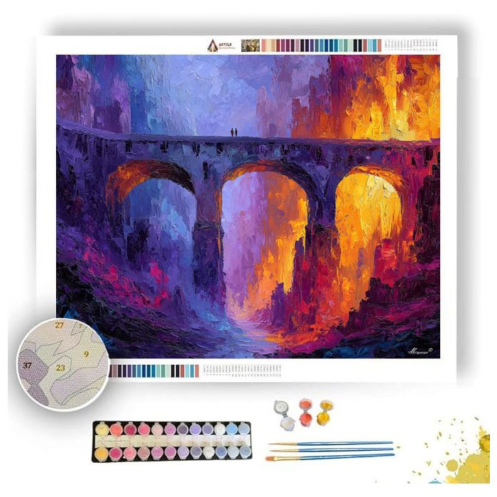 MELTING BRIDGE - Paint by Numbers Full Kit