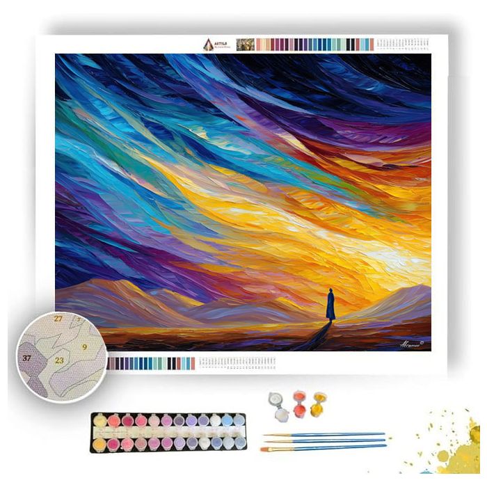 GOLDEN VEIL - Paint by Numbers Full Kit