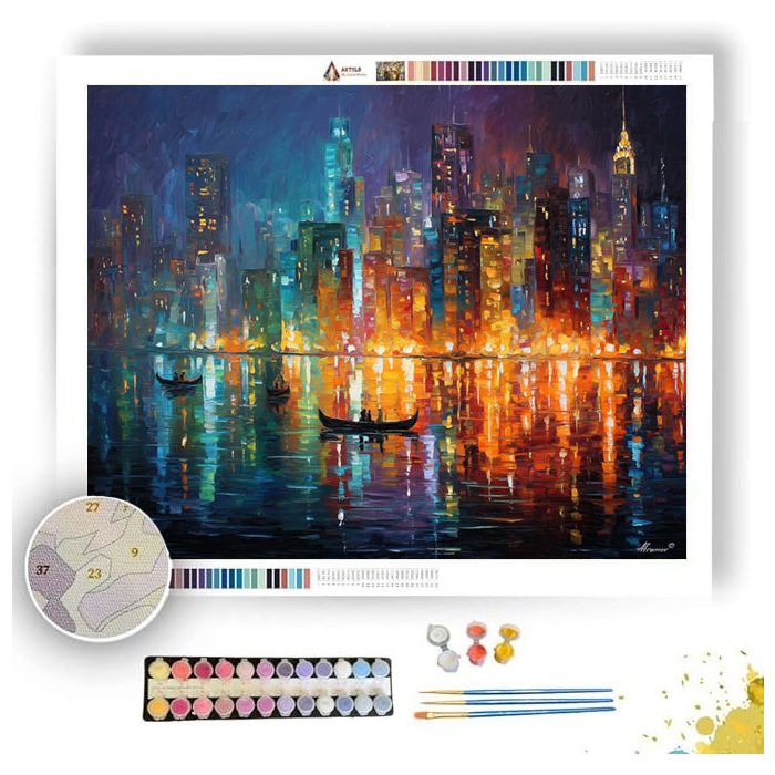 LIQUID CITY - Paint by Numbers Full Kit