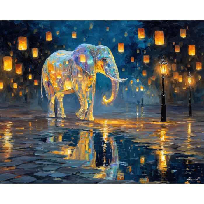 GLASS ELEPHANT