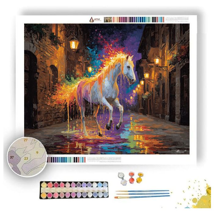 WAXEN HORSE - Paint by Numbers Full Kit