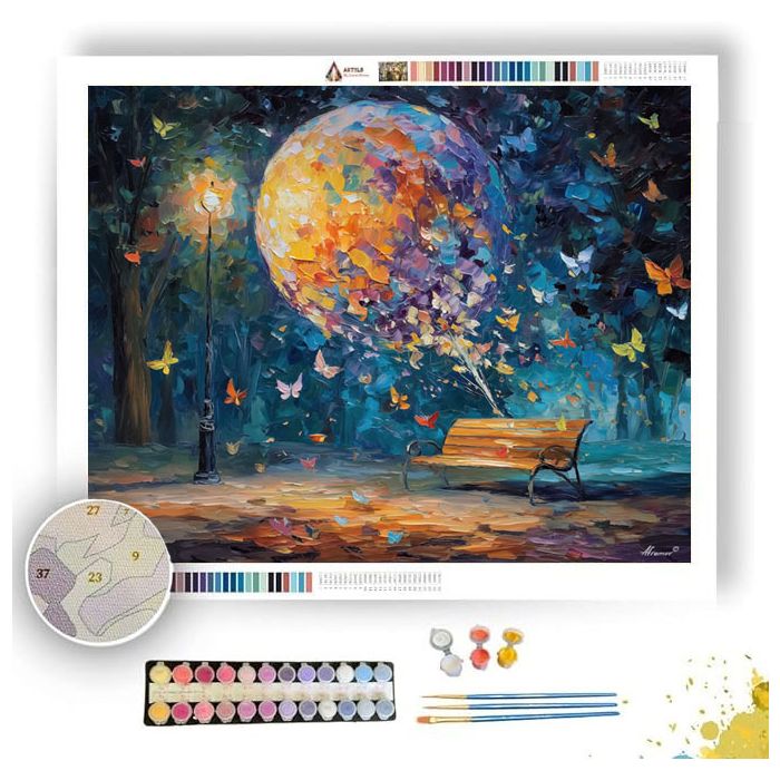 SHATTERED BALLOON - Paint by Numbers Full Kit