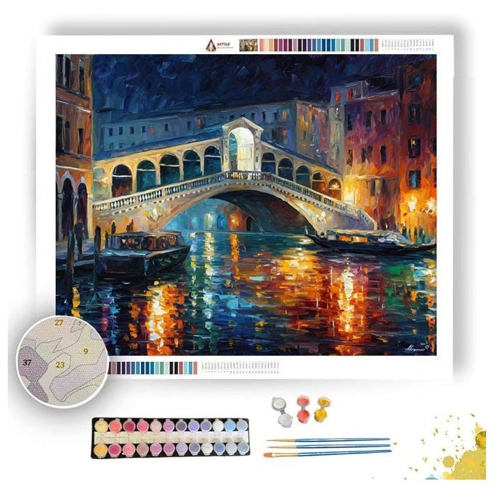 MASKED BRIDGE - Paint by Numbers Full Kit