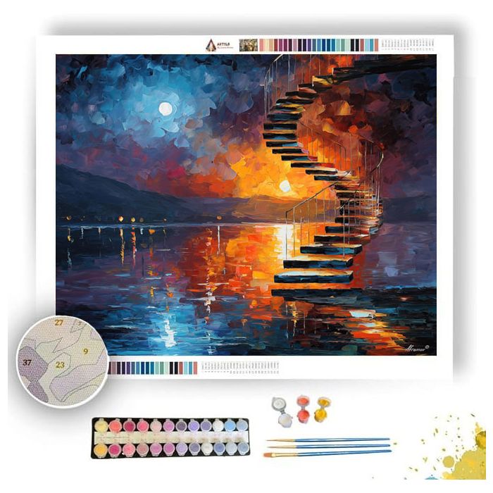 FLOATING STAIRCASE - Paint by Numbers Full Kit