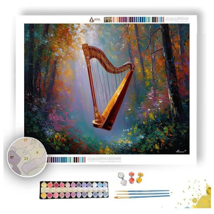 FLOATING HARP - Paint by Numbers Full Kit