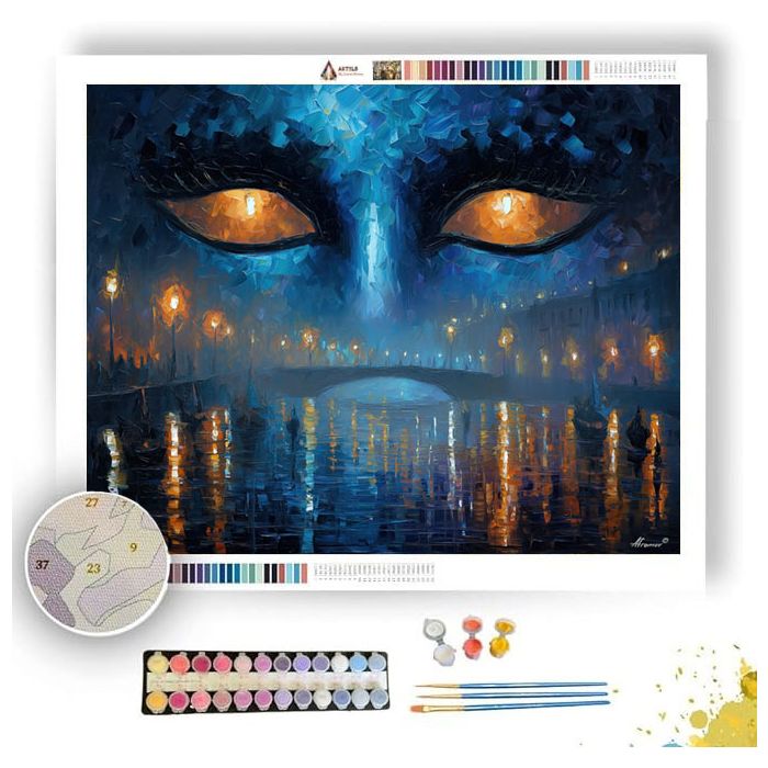 COBALT MASK - Paint by Numbers Full Kit