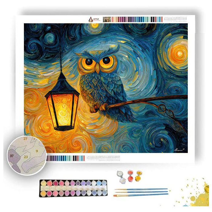 FRACTAL OWL - Paint by Numbers Full Kit