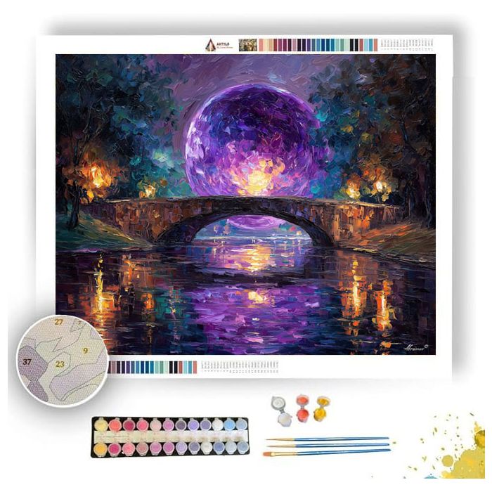 VIOLET SPHERE - Paint by Numbers Full Kit