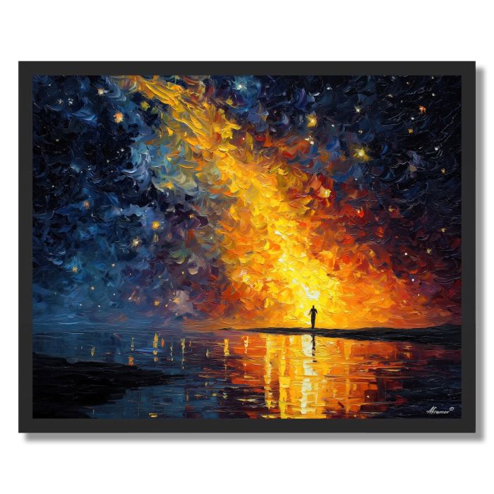 MELTED STAR - FRAMED