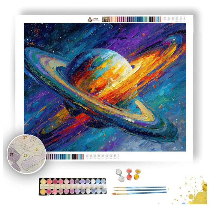 WOUNDED ORBIT - Paint by Numbers Full Kit