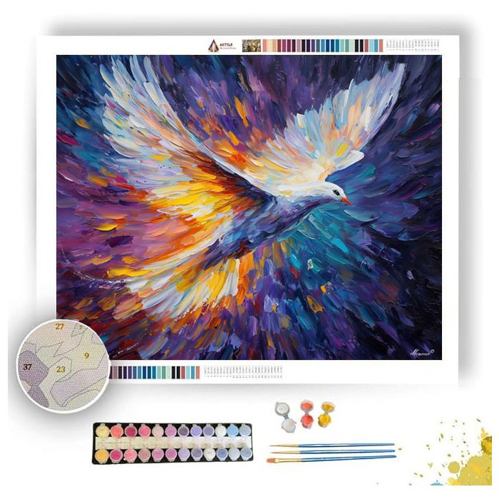 BROKEN FLIGHT - Paint by Numbers Full Kit