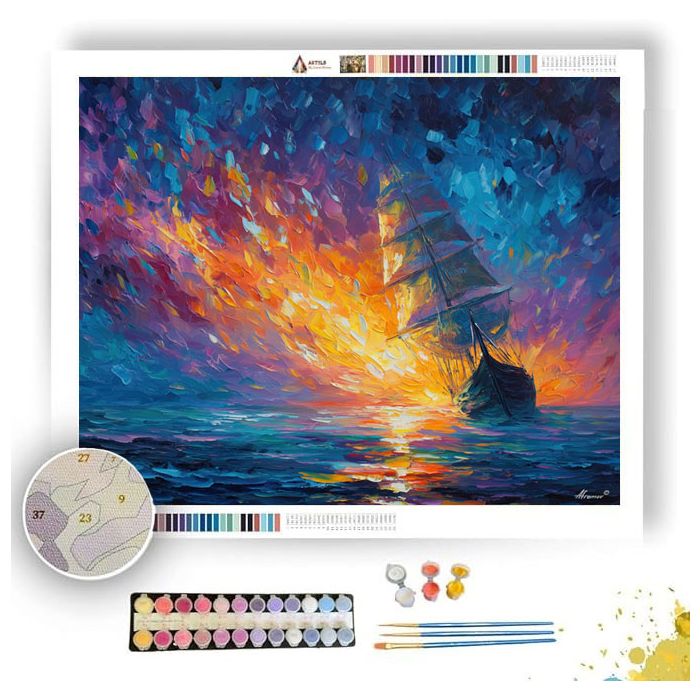 BROKEN SHIP - Paint by Numbers Full Kit