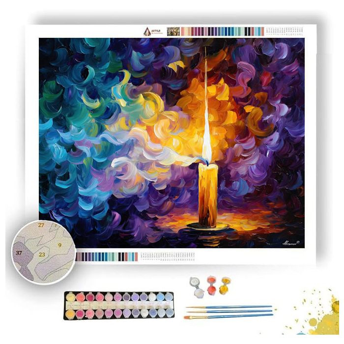 SILENT FLAME - Paint by Numbers Full Kit