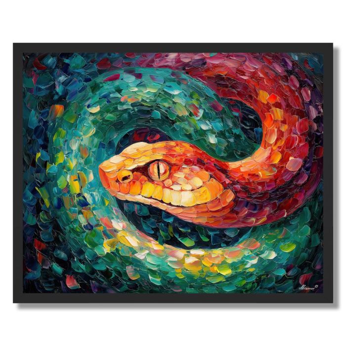 SURREAL SERPENT - FRAMED