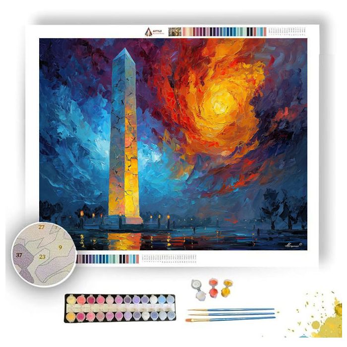 SILENT OBELISK - Paint by Numbers Full Kit