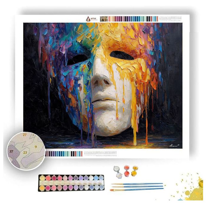 MELTING MASK - Paint by Numbers Full Kit