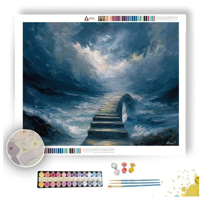 MYSTIC BRIDGE - Paint by Numbers Full Kit