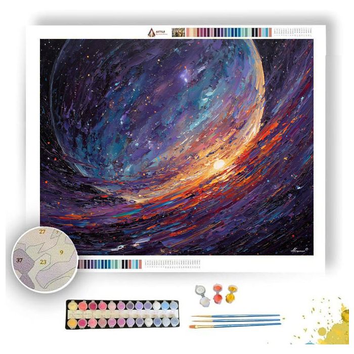 COSMIC ORBIT - Paint by Numbers Full Kit