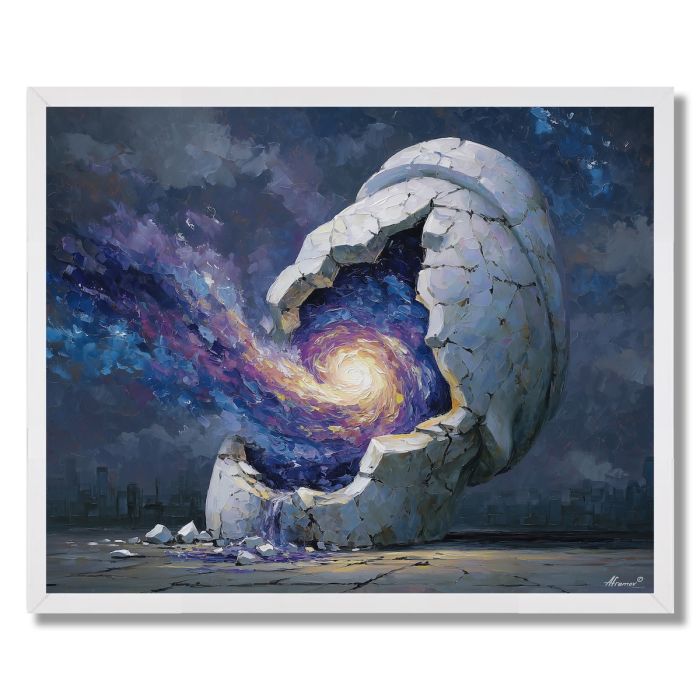 COSMIC STATUE - FRAMED