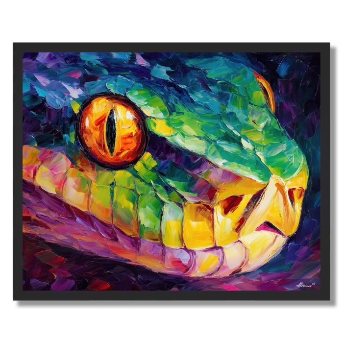 WOUNDED SERPENT - FRAMED