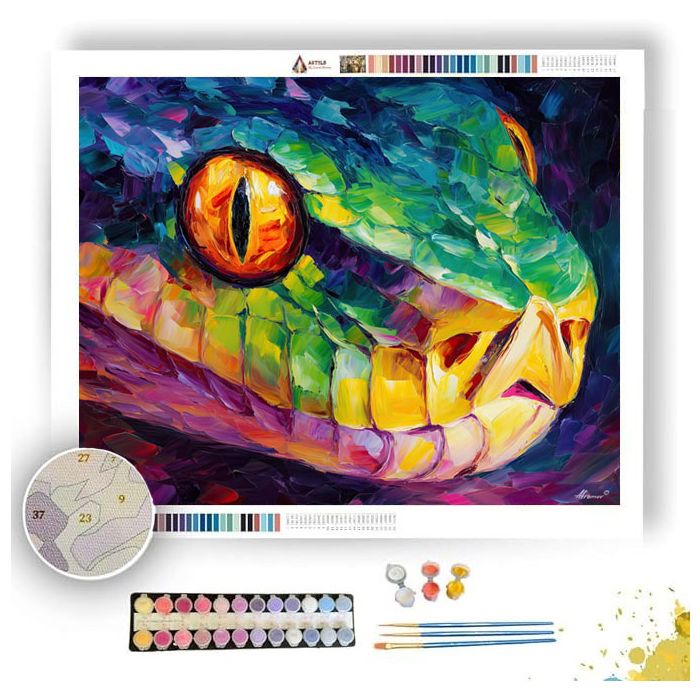 WOUNDED SERPENT - Paint by Numbers Full Kit