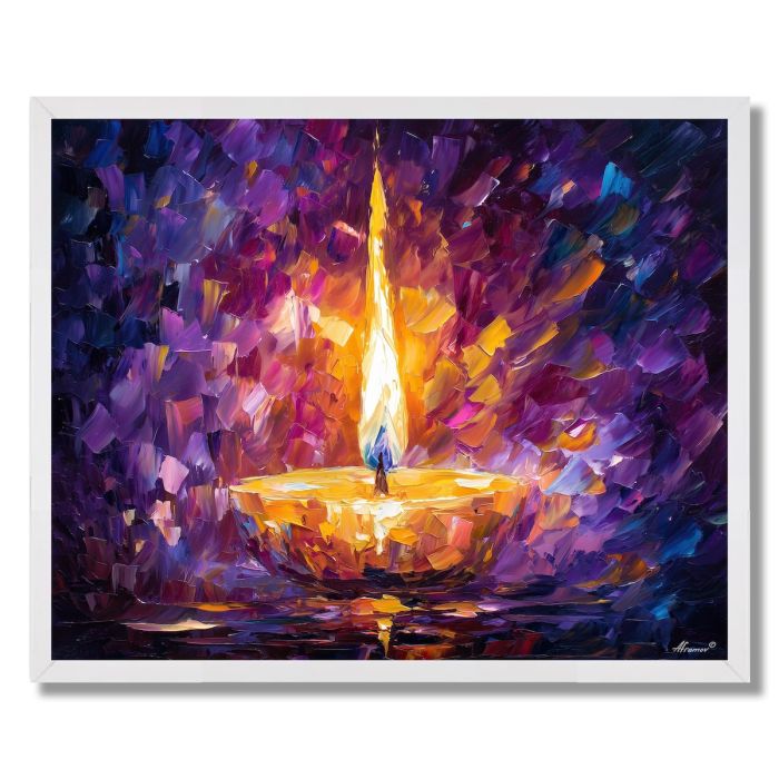 BROKEN FLAME - FRAMED