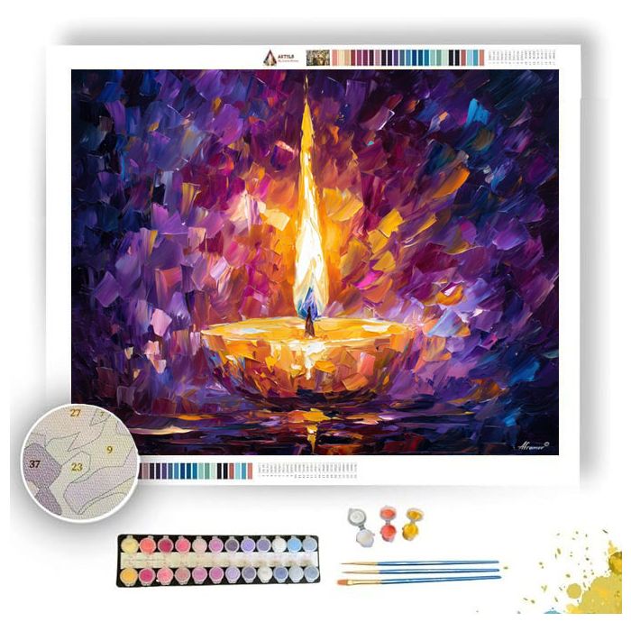 BROKEN FLAME - Paint by Numbers Full Kit