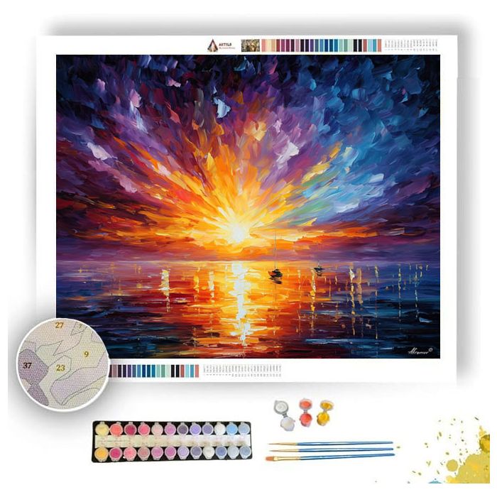 BROKEN STAR - Paint by Numbers Full Kit