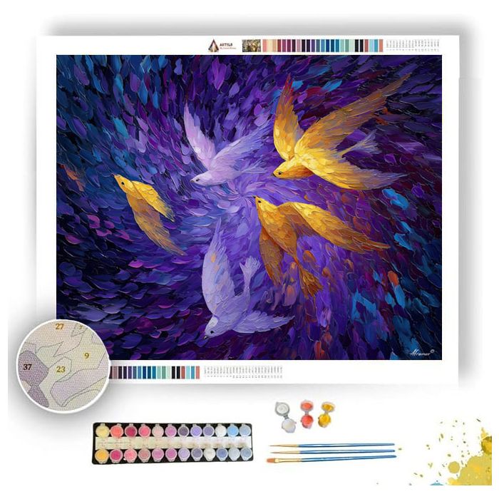 TWISTED FLIGHT - Paint by Numbers Full Kit
