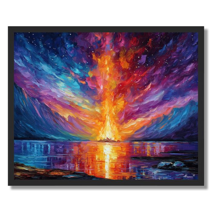 SACRED FLAME - FRAMED